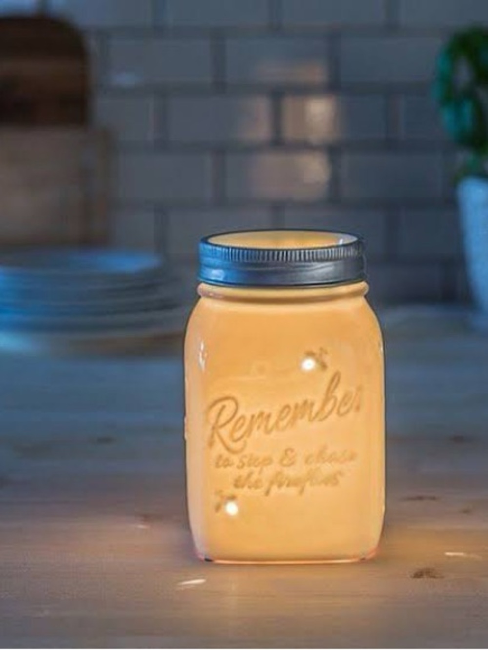 Scentsy Mason Jar Warmer-Remember to Chase the Fireflies